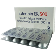 Exformin ER 500 mg Tablet 10's Strip