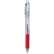 FEEL RETRACTABLE BALLPOINT PEN 0.5MM - RED - BX115T-BX