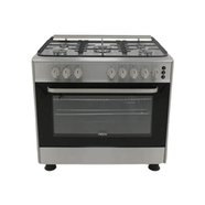 FIESTA FF9502GPZH Standing Gas Cooker 5 Burners Stainless Steel Silver