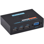 FJGear Auto KVM Switeh 2 Port FJ-201UA Auto KVM Switch Port