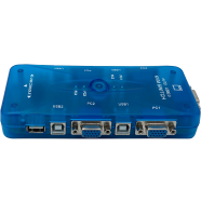 FJGear KVM Switeh 4 Port FJ-104UK-T KVM Switch 4 Port