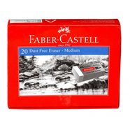 Faber Castell Dust Free Medium Eraser Pack of 20