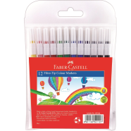 Faber Castell Fibre Tip Colour Marker - 12 color icon