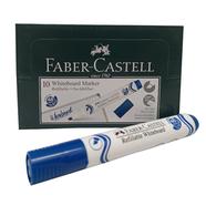 Faber Castell Refillable Whiteboard W20 Marker 10 Pcs - Blue Ink