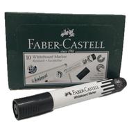 Faber Castell Refillable Whiteboard W20 Marker 10 Pcs - Black Ink