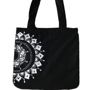 Fabric Hand Tote Bag With Zipper - BF-325