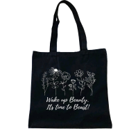 Fabric Hand Tote Bag With Zipper - BF-326
