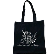 Fabric Hand Tote Bag With Zipper - BF-327