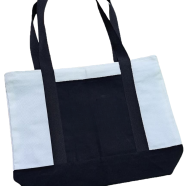 Fabric Tote Bag With Zipper And Pocket - Durable for Daily Versatile Use