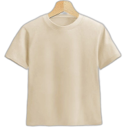 Fabrilife Kids Premium Blank T-Shirt - Cream icon