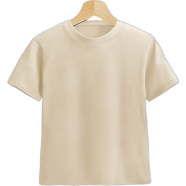 Fabrilife Kids Premium Blank T-Shirt - Cream icon