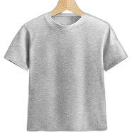 Fabrilife Kids Premium Blank T-Shirt - Gray Melange icon