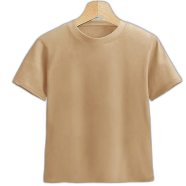 Fabrilife Kids Premium Blank T-Shirt - Tan icon