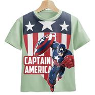 Fabrilife Kids Premium T-Shirt - Captain America