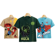 Fabrilife Kids Premium T-Shirt - Hulk, Thor, Superman