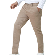 Fabrilife Mens Chino Pant- Tan icon