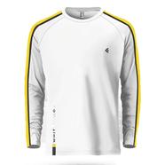 Fabrilife Mens Metro Edition Premium Full Sleeve T-shirt - Whitespace