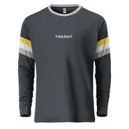 Fabrilife Mens Metro Edition Premium Full Sleeve T-shirt - Twilight