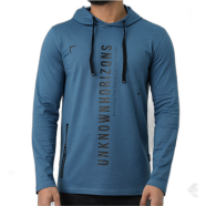 Fabrilife Mens Metro Edition Premium Hoodie Style T-Shirt - Horizon