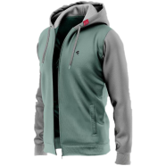 Fabrilife Mens Multi-Shades Hoodie - Green