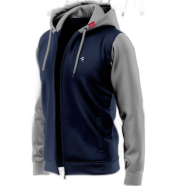 Fabrilife Mens Multi-Shades Hoodie - Navy