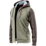 Fabrilife Mens Multi-Shades Hoodie - Oak