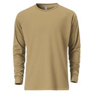 Fabrilife Mens Premium Blank Full Sleeve T-Shirt - Tan