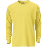 Fabrilife Mens Premium Blank Full Sleeve T-Shirt - Yellow