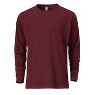 Fabrilife Mens Premium Blank Full Sleeve T-Shirt - Red