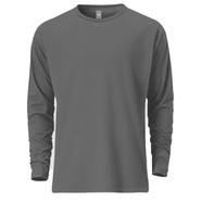 Fabrilife Mens Premium Blank Full Sleeve T-Shirt - Charcoal