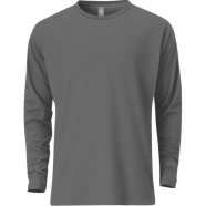 Fabrilife Mens Premium Blank Full Sleeve T-Shirt - Charcoal