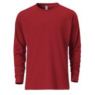 Fabrilife Mens Premium Blank Full Sleeve T-Shirt - Red