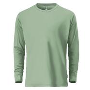 Fabrilife Mens Premium Blank Full Sleeve T-Shirt - Iceburg green