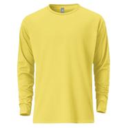 Fabrilife Mens Premium Blank Full Sleeve T-Shirt - Yellow