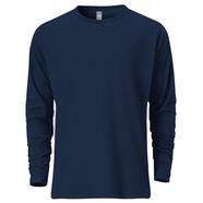 Fabrilife Mens Premium Blank Full Sleeve T-Shirt - Navy