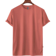 Fabrilife Mens Premium Blank T-shirt - Brick Red