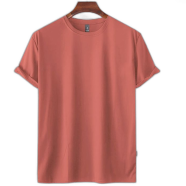 Fabrilife Mens Premium Blank T-shirt - Brick Red