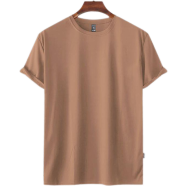 Fabrilife Mens Premium Blank T-shirt - Light Coffee