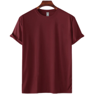 Fabrilife Mens Premium Blank T-shirt - Maroon