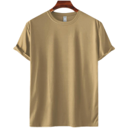 Fabrilife Mens Premium Blank T-shirt- Tan