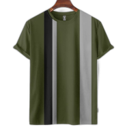 Fabrilife Mens Premium Designer Edition T Shirt - Olive