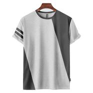 Fabrilife Mens Premium Designer Edition T Shirt - Gray Melange