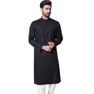 Fabrilife Mens Premium Panjabi - Aswad