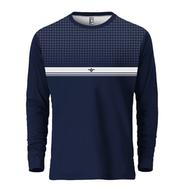 Fabrilife Mens Premium Sports Active Wear Full Sleeve T-shirt- Nighthawk