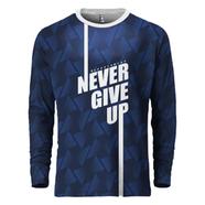 Fabrilife Mens Premium Sports Full sleeve T-shirt - Never give up