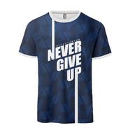 Fabrilife Mens Premium Sports T-shirt - Never Give Up