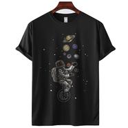Fabrilife Mens Premium T-Shirt - Astronaut Juggling Planets - L