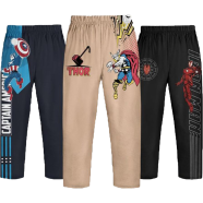 Fabrilife Premium Boys Trouser Combo - Ironman, Thor, Captain America