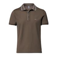 Fabrilife Premium Double PK Cotton Polo - Coffee Quartz