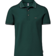 Fabrilife Premium Double PK Cotton Polo - Green